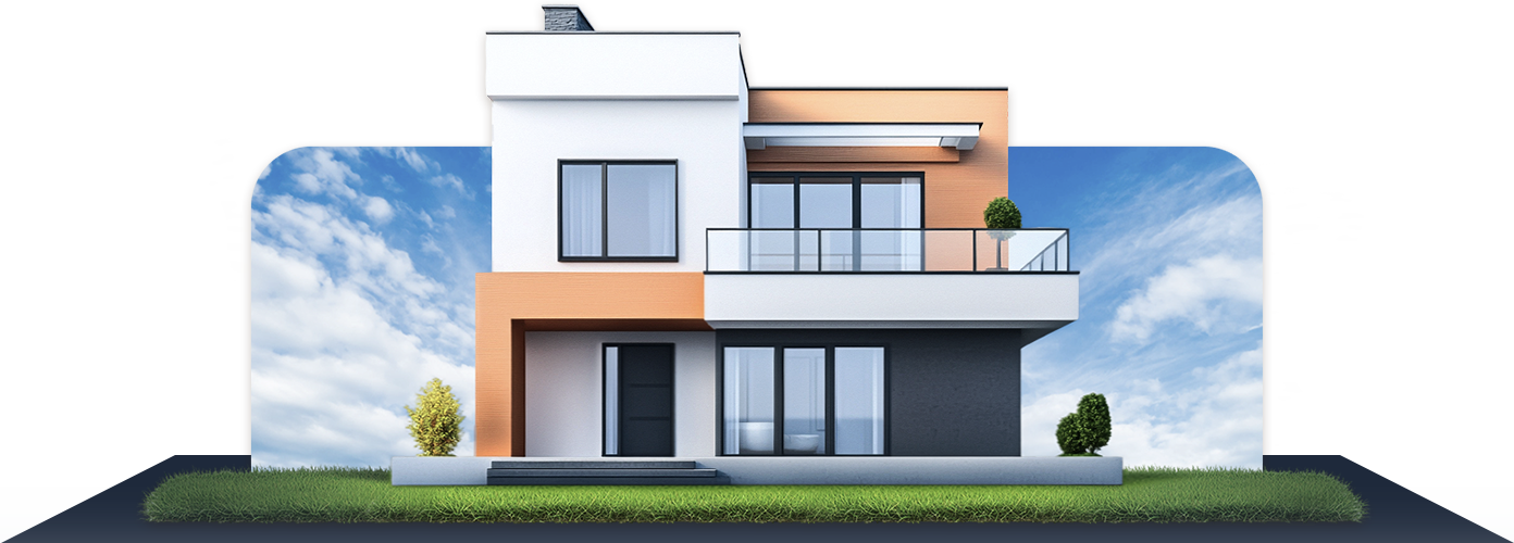 Wizualizacja nowoczesnego domu