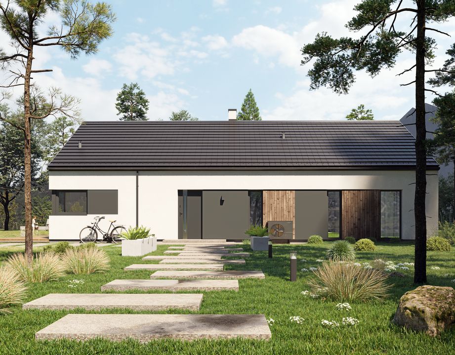 Atrakcyjna Stodoła wariant 2 - widok frontowy